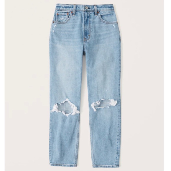 Abercrombie & Fitch Denim - Abercrombie & Fitch Curve Love High Rise Mom Jeans - 28 / 6s